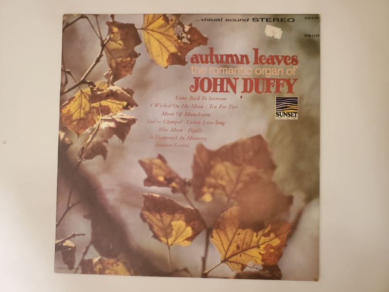 John Duffy Autumn Leaves: The Romantic Organ of John Duffy vinyl record